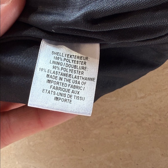 Millie Black Long Sleeved Sequin Turtleneck Mini Dress Womens Size 6 - Picture 11 of 12